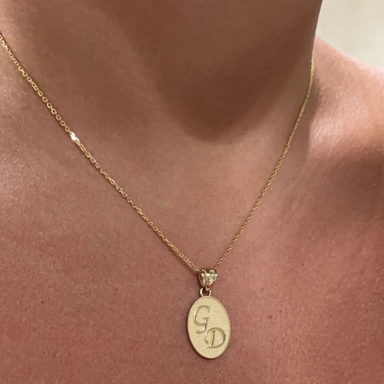 Custom Oval Necklace