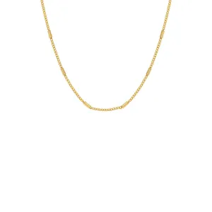 Cylinder Chain Necklace