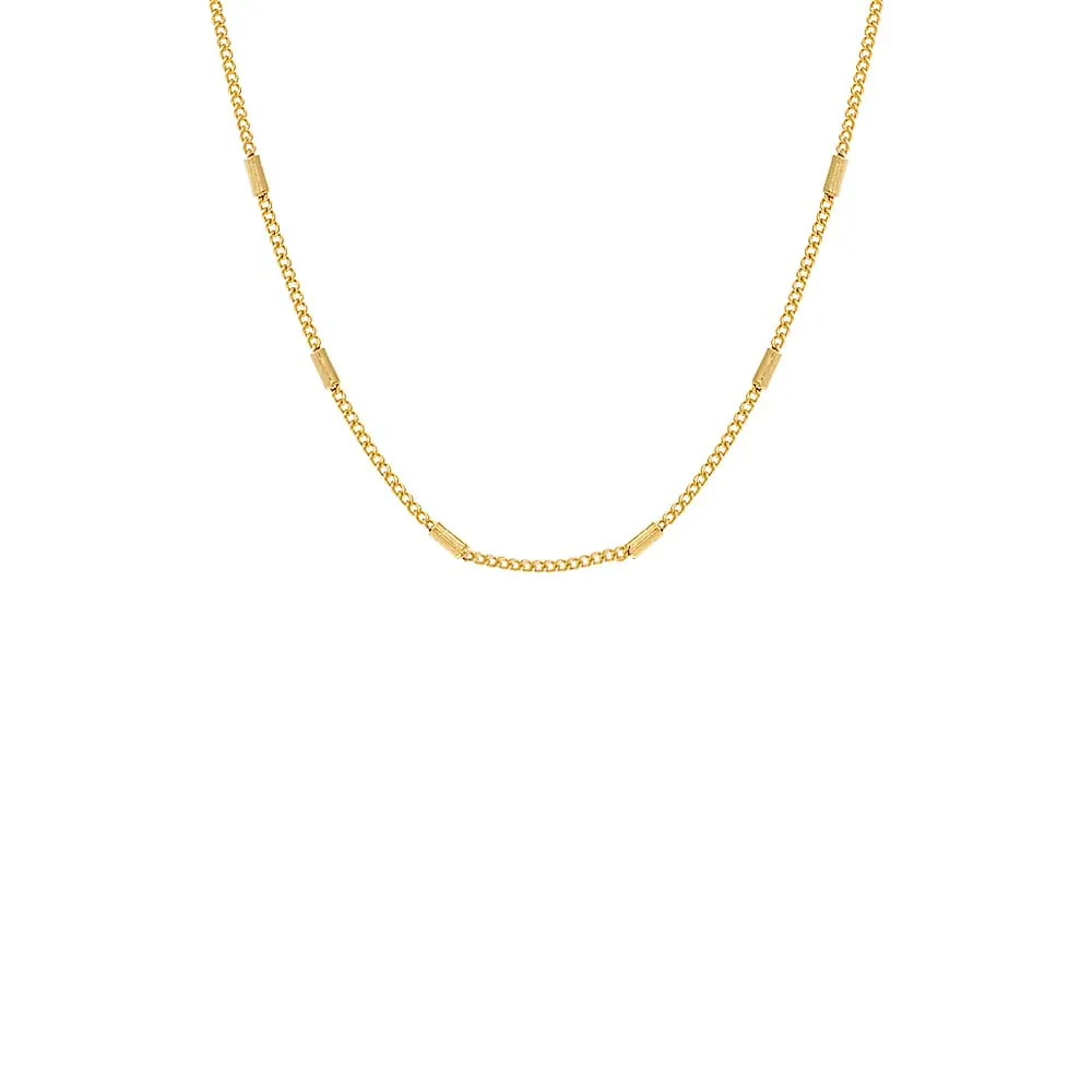 Cylinder Chain Necklace
