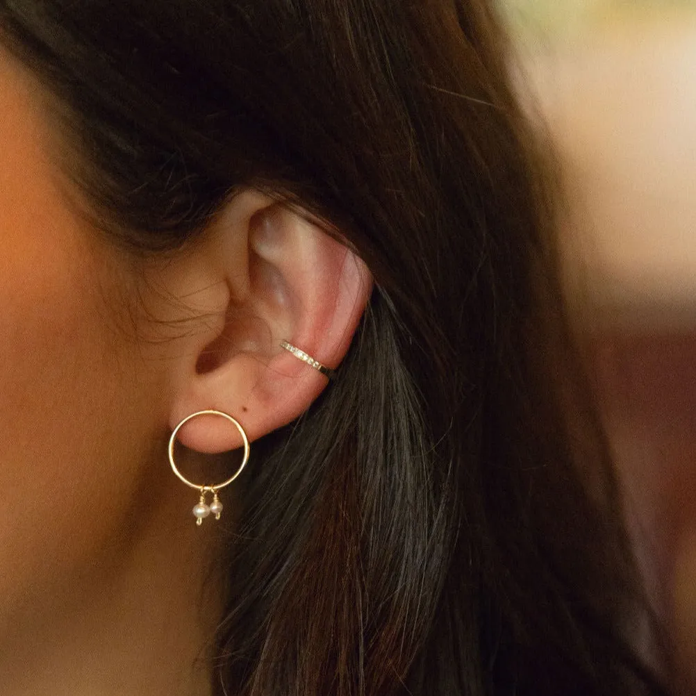 CZ Channel Middle Ear Cuff