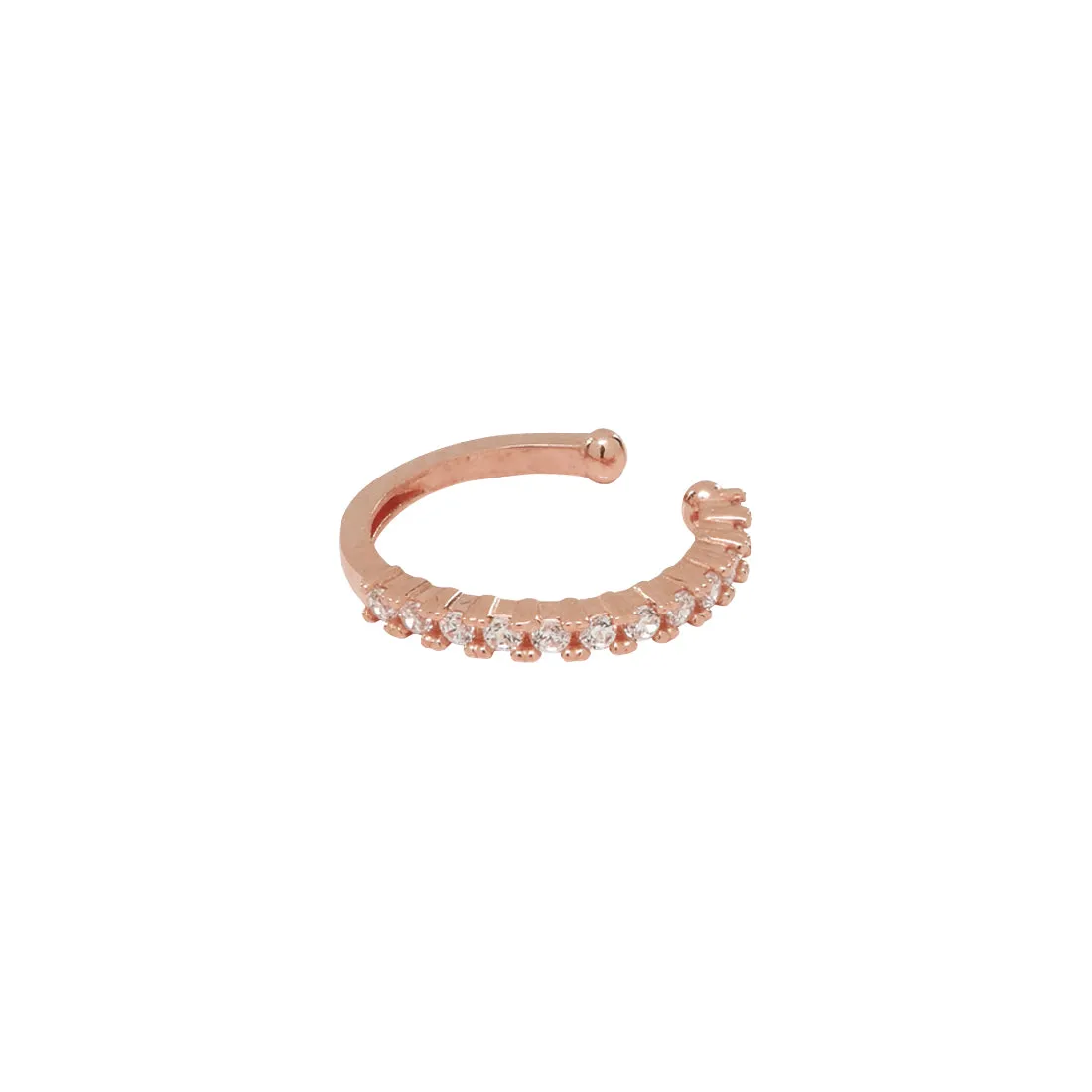 CZ Prong Middle Ear Cuff