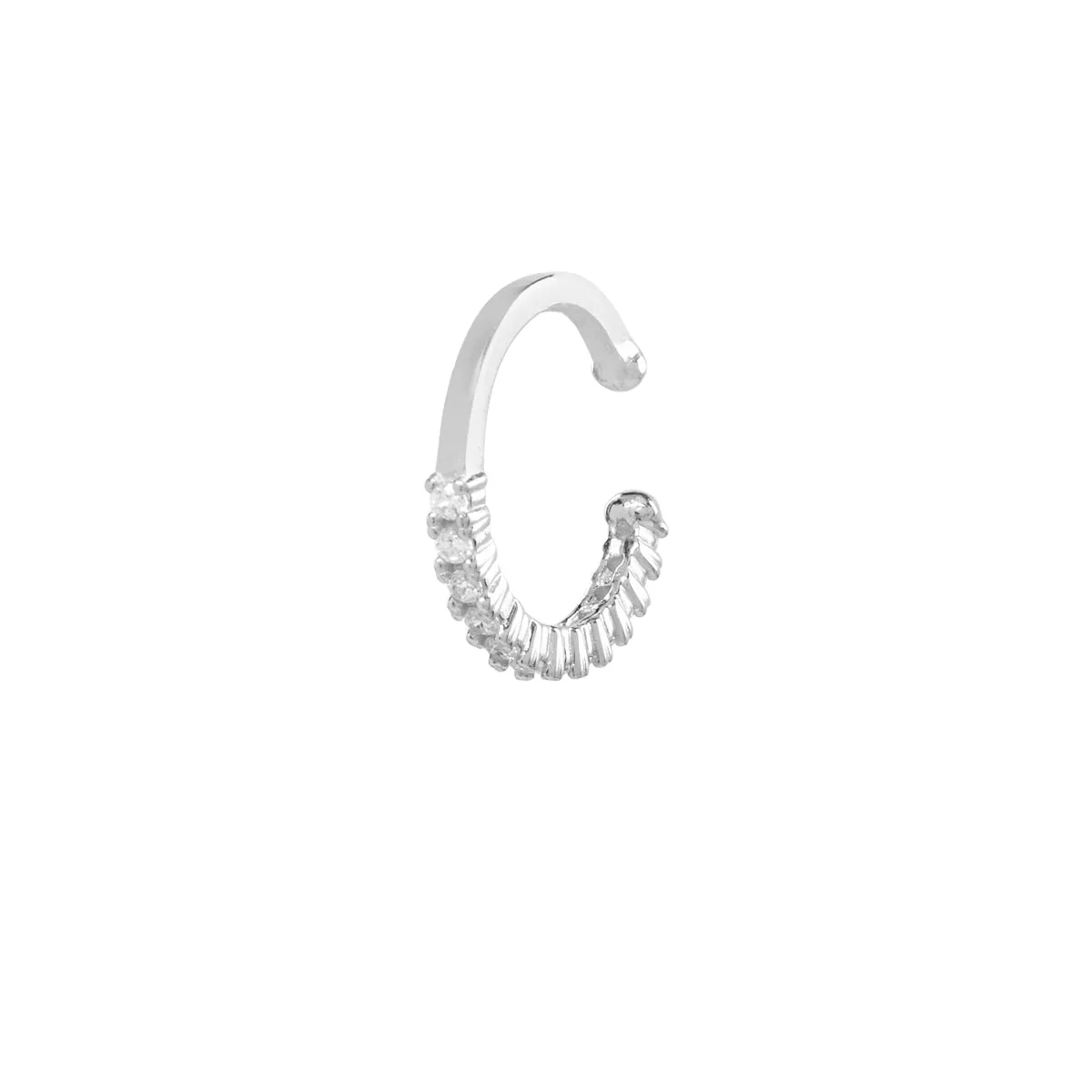 CZ Prong Middle Ear Cuff