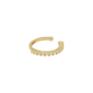 CZ Prong Middle Ear Cuff