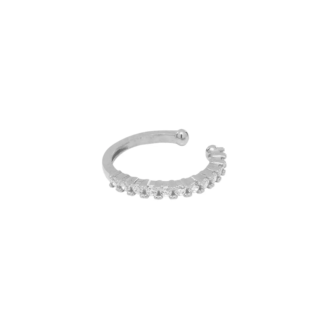 CZ Prong Middle Ear Cuff