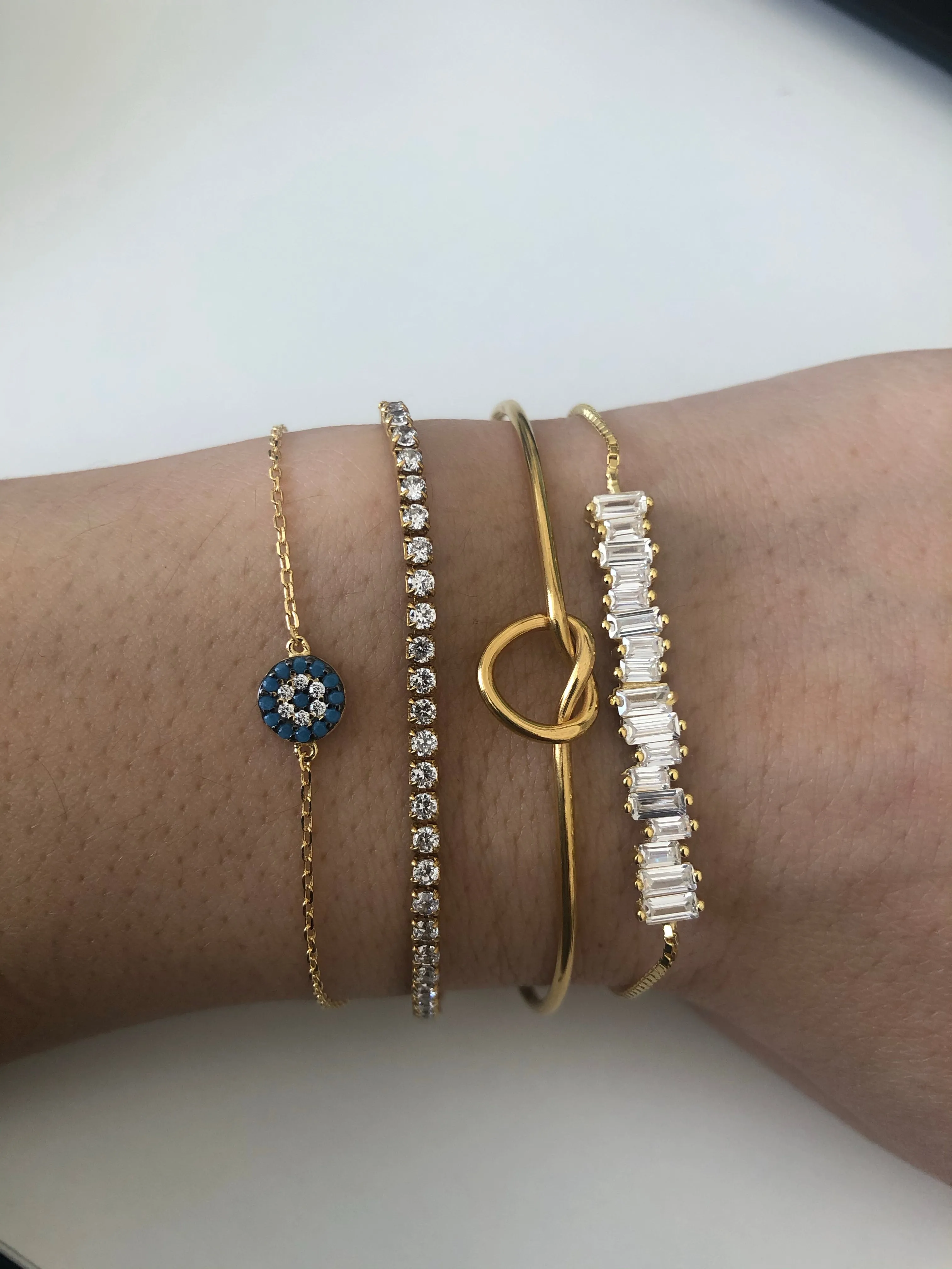 Dainty CZ Tennis Bracelet