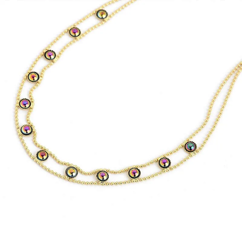 Dainty Gems Choker Necklace