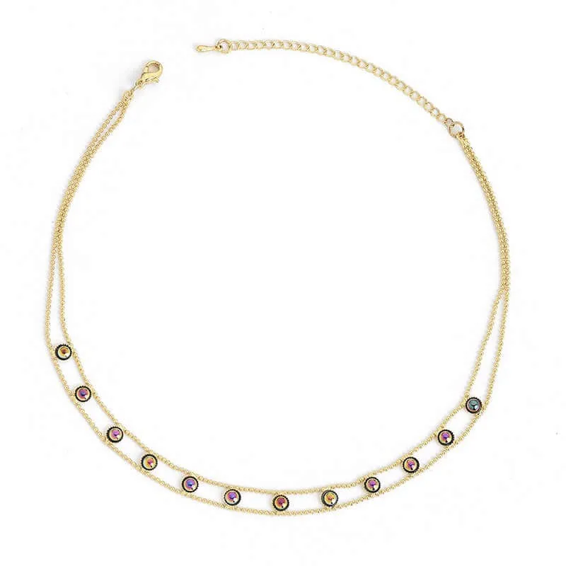 Dainty Gems Choker Necklace