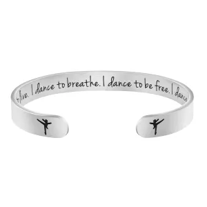 Dance Gift for Dancer Ballet Ballerina Graduation Bracelet for Teen Girl