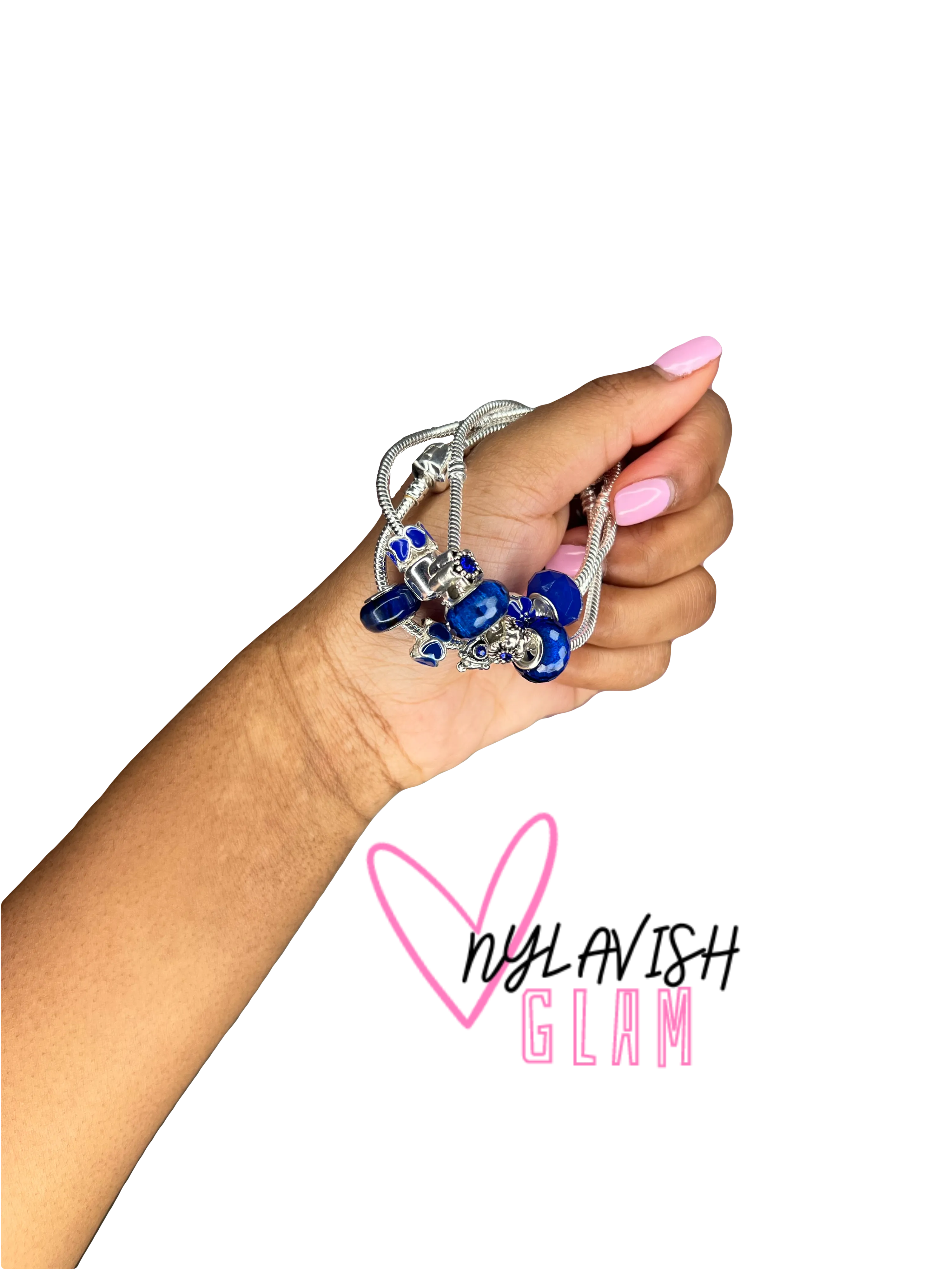 Dark Blue Charm Bracelets