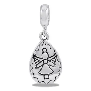 DaVinci Beads Silver Dangle Angel Drop DB28-3 Interchangeable Jewelry Supplies Beading Gift