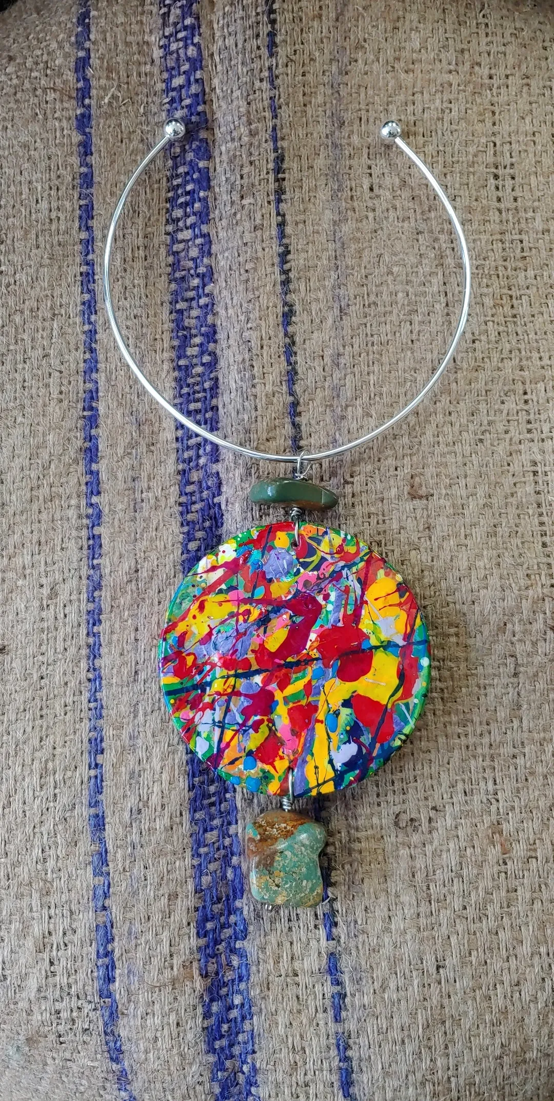DD Splash Art Necklace set