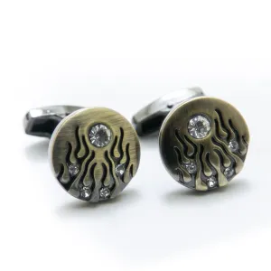 Designer Cufflinks For Mens Wedding Shirt – Rounded & Engraved