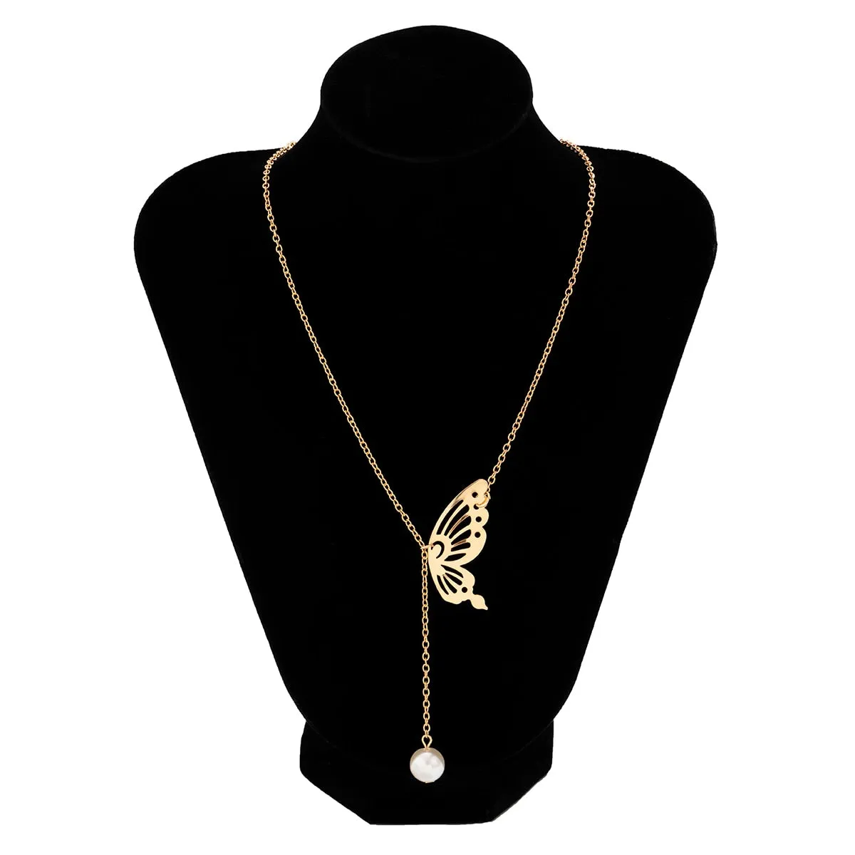 Destiny Butterfly Pendant Clavicle Chain Choker Necklace