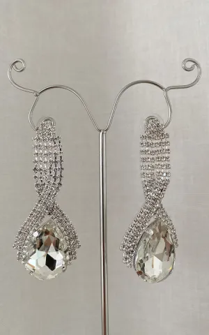 Diamante Drop Earrings Mihra