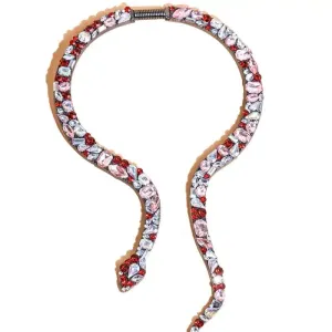 Diamond Animal Snake Necklace with Adjustable Circumference - High-Quality Alloy & Exquisite Diamond Setting