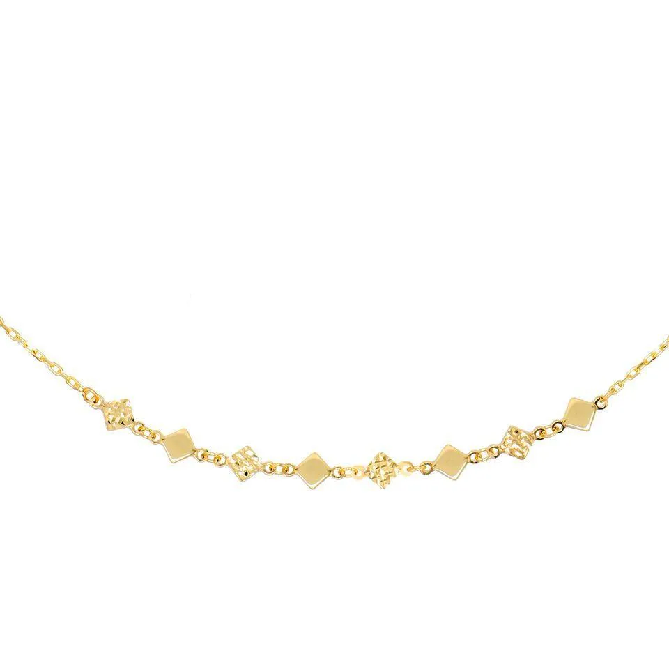 Diamond Cut Choker 14K
