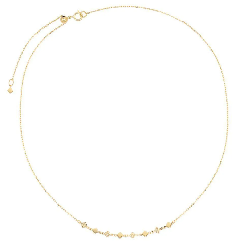 Diamond Cut Choker 14K