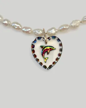 Dolphin Pearl Necklace