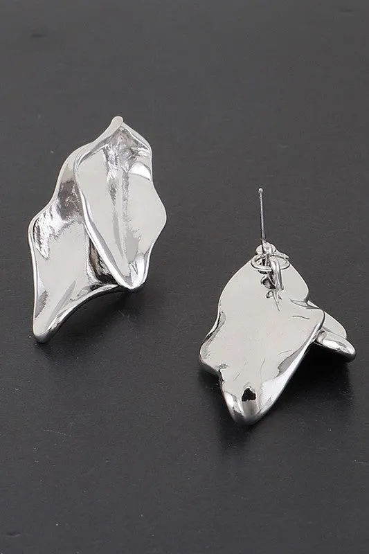 Double Leaf Earrings