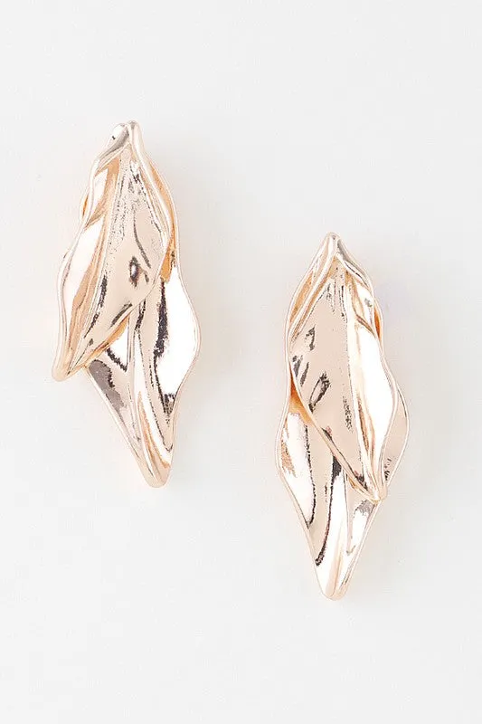 Double Leaf Earrings