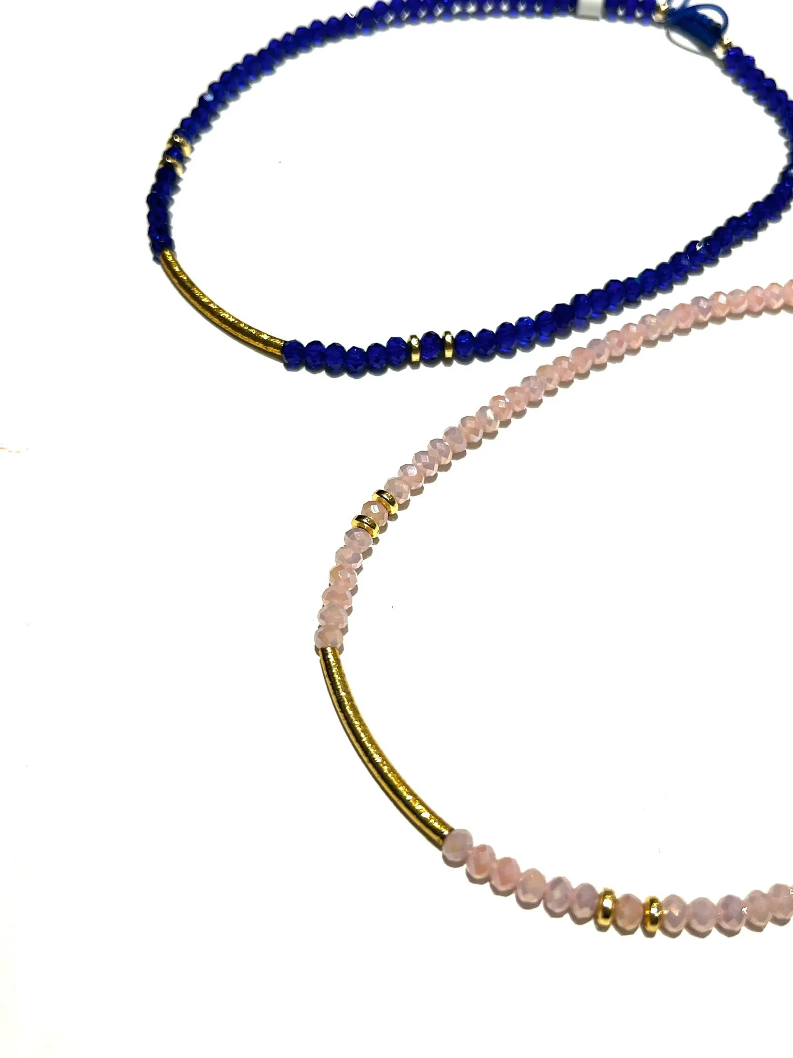 E-HC DESIGNS-  Curved Golden Tube Adjustable Chokers (more colors available)