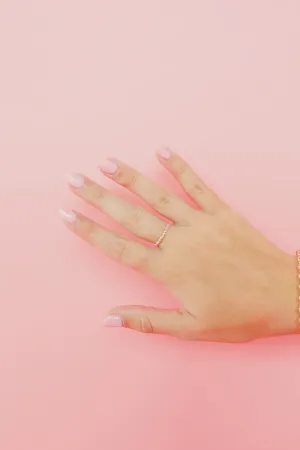 Ella Silver Beaded Ring