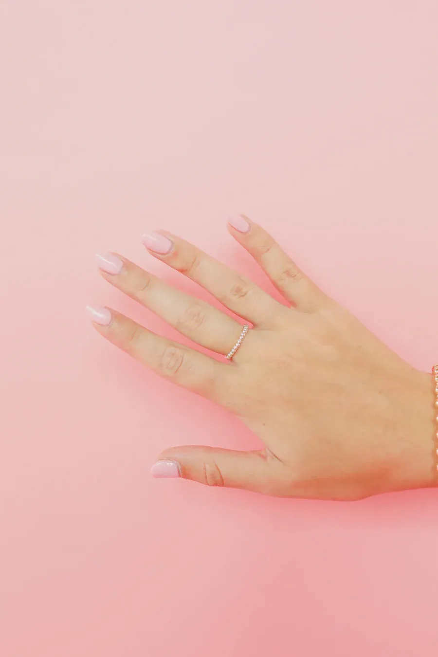 Ella Silver Beaded Ring