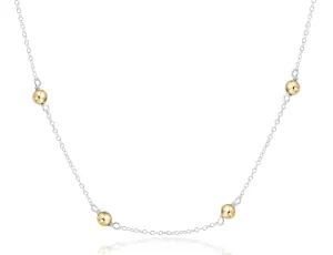 enewton 17” choker simplicity chain sterling - classic 4mm sterling