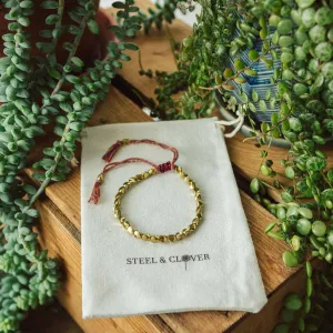 ENILDA COPPER BEAD BRACELET