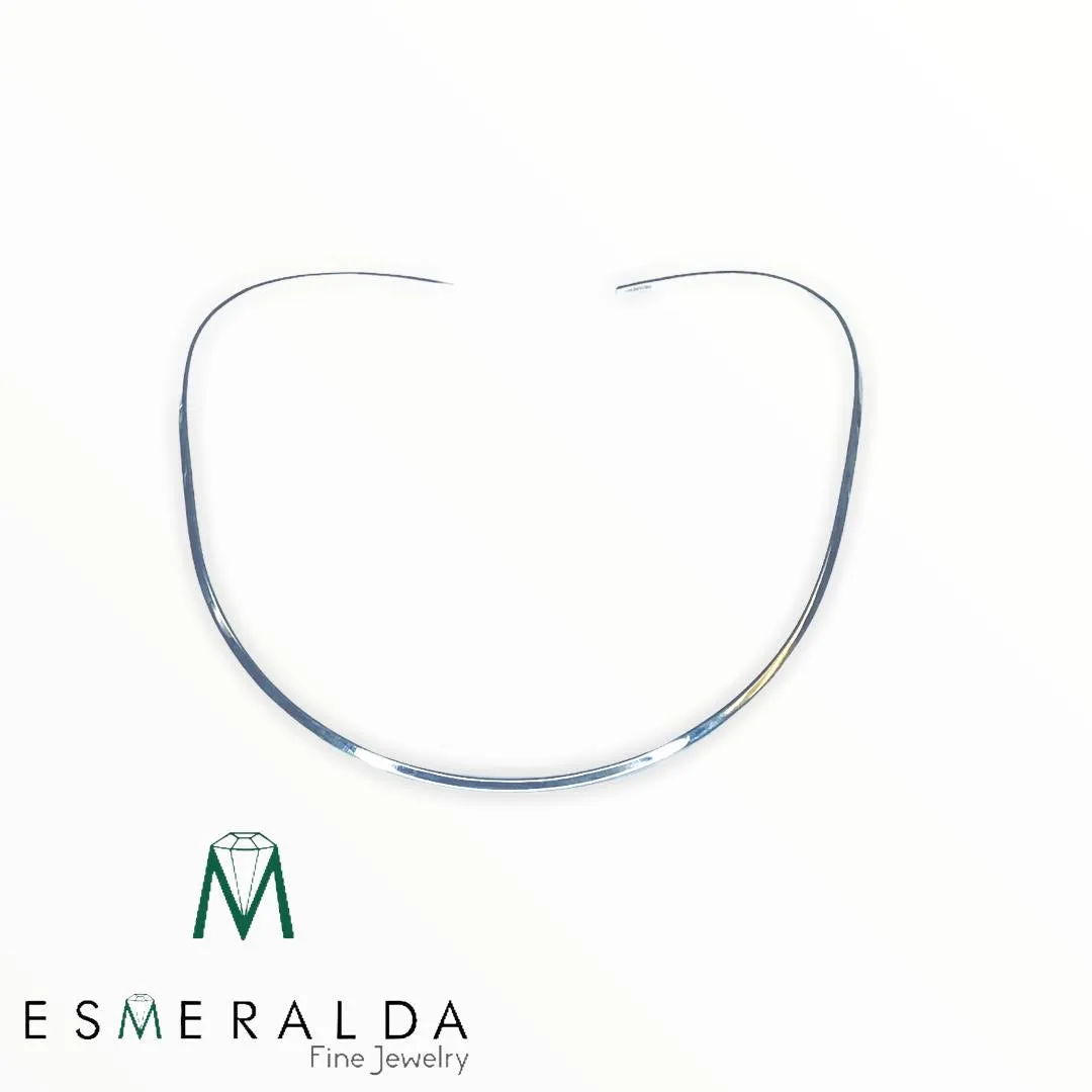 Esmeralda Original Silver Oval Choker