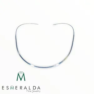 Esmeralda Original Silver Oval Choker