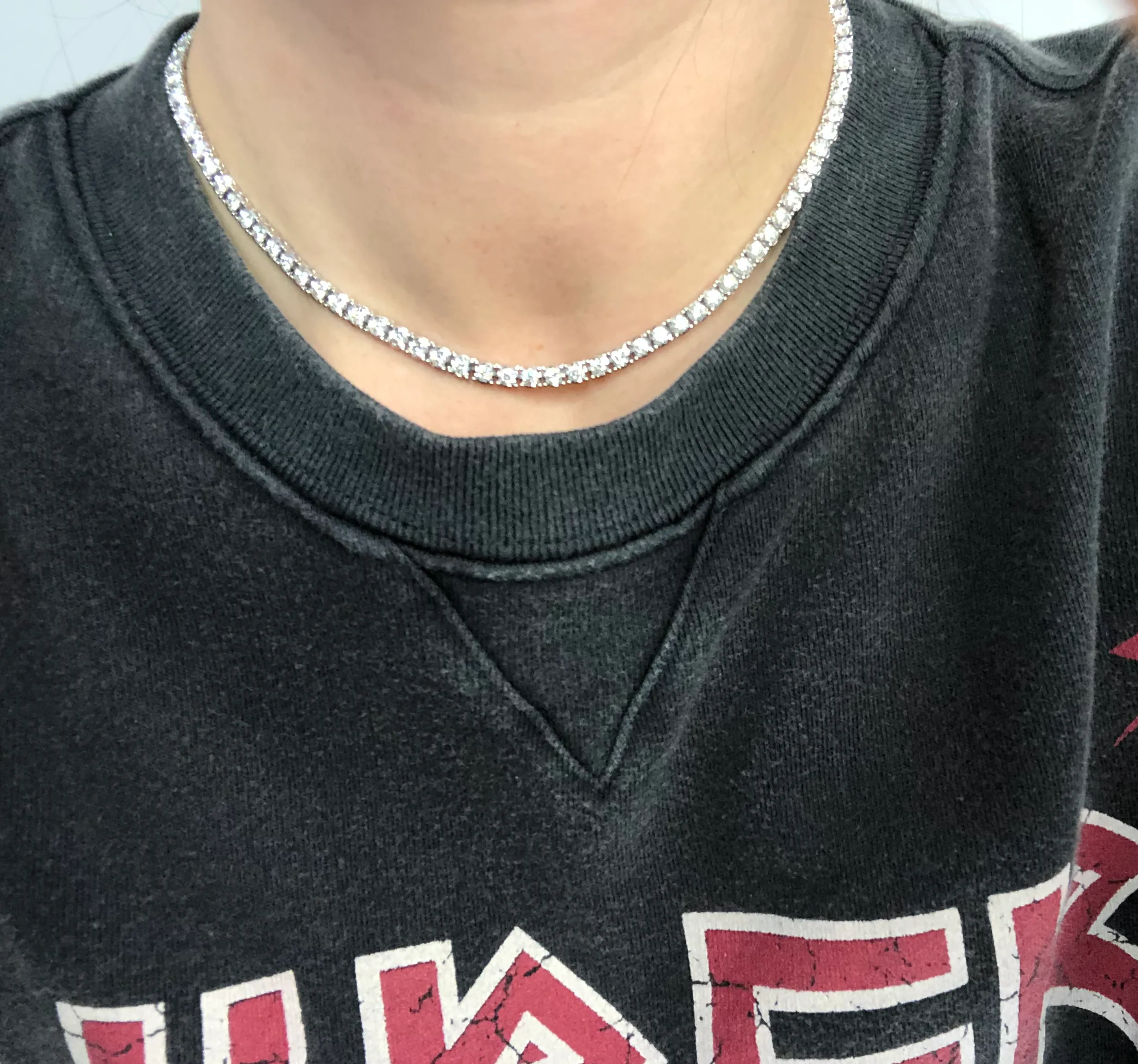 ESSENTIAL DIAMOND TENNIS NECKLACE