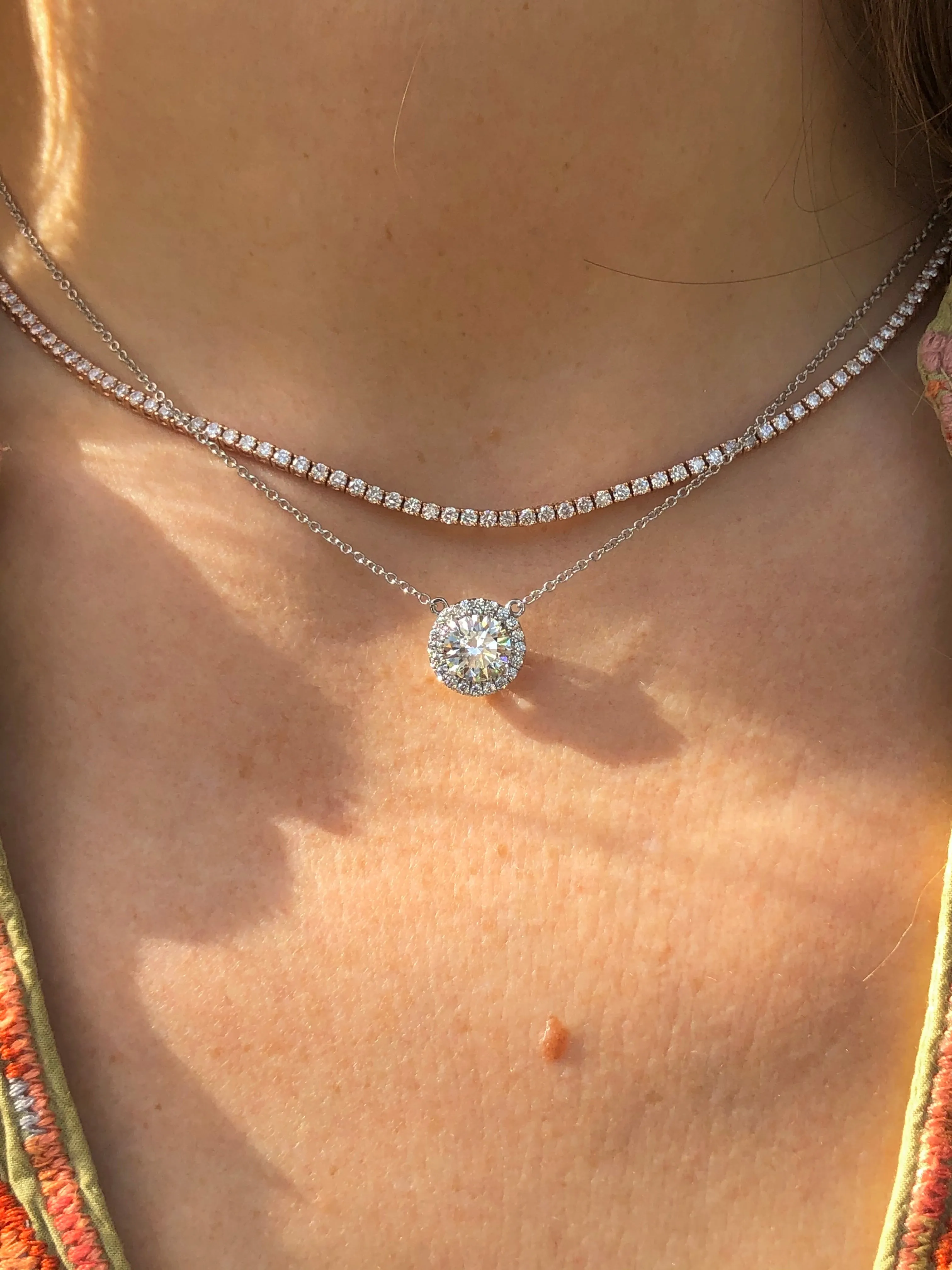 ESSENTIAL DIAMOND TENNIS NECKLACE
