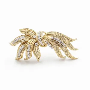 Estate 18K Yellow Gold Pin Brooch