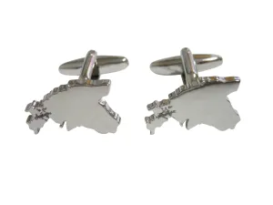 Estonia Map Shape Cufflinks