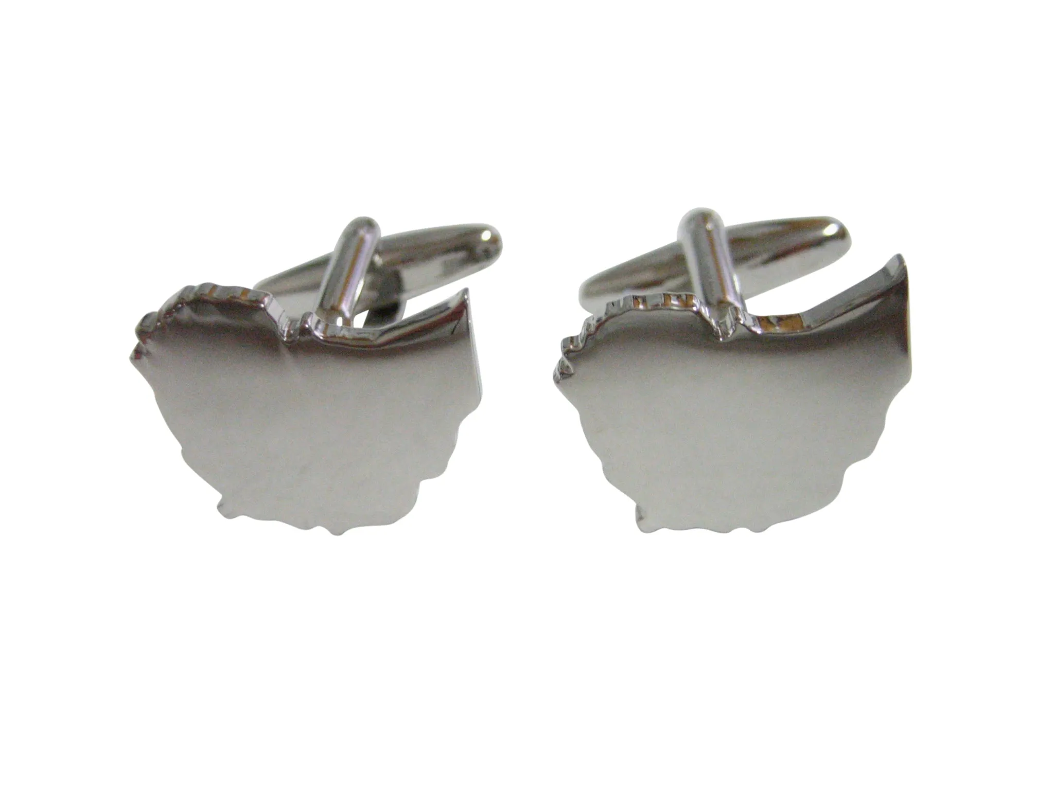 Ethiopia Map Shape Cufflinks