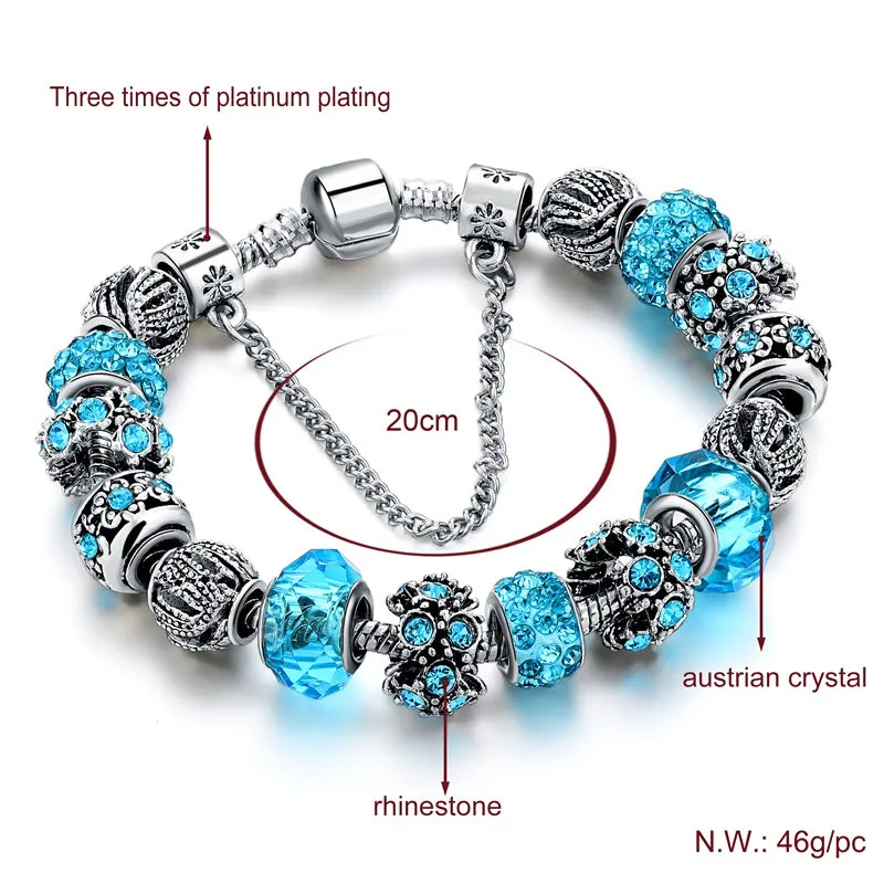 European Style Charm Bracelets For Women