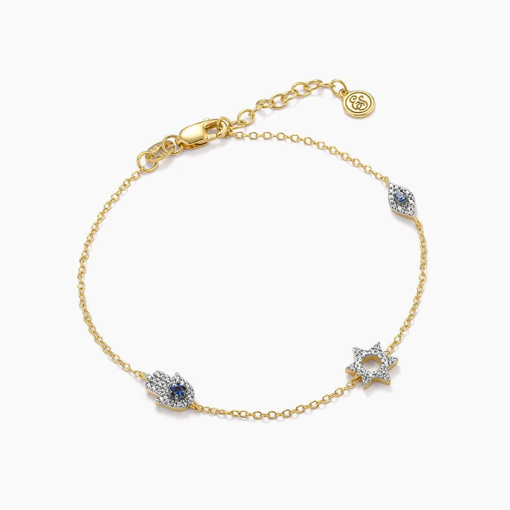 Eye Of Protection Chain Bracelet