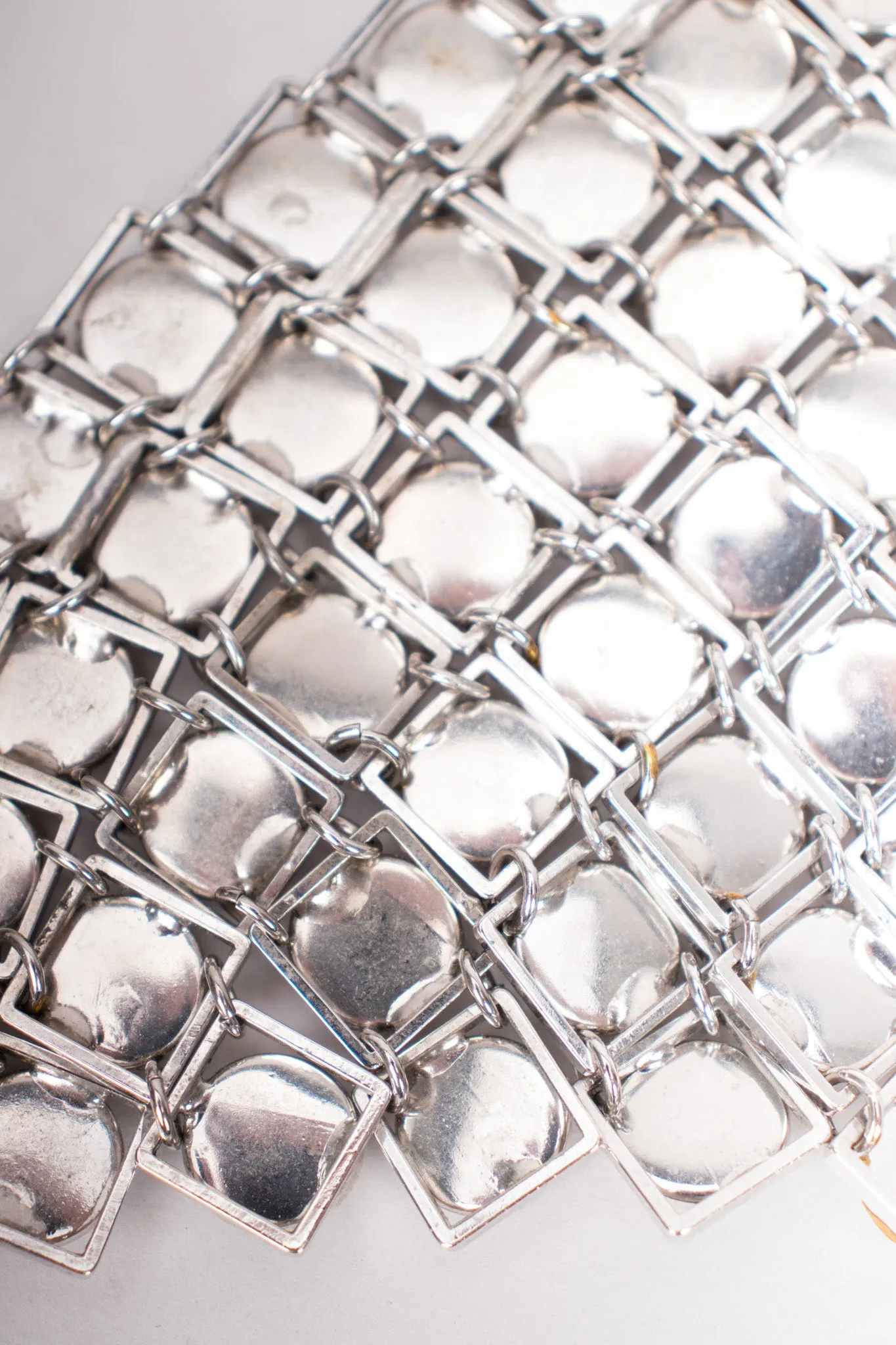 Faceted Silver Step Choker