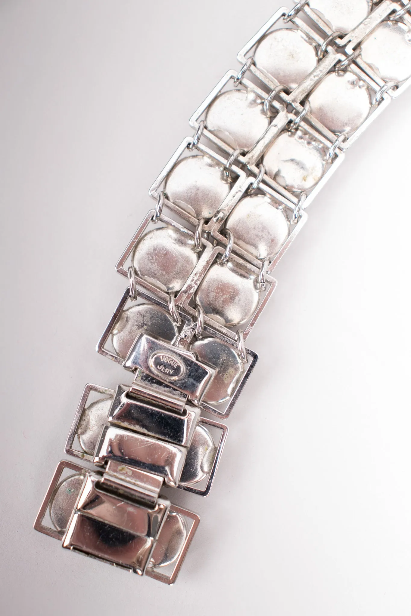 Faceted Silver Step Choker