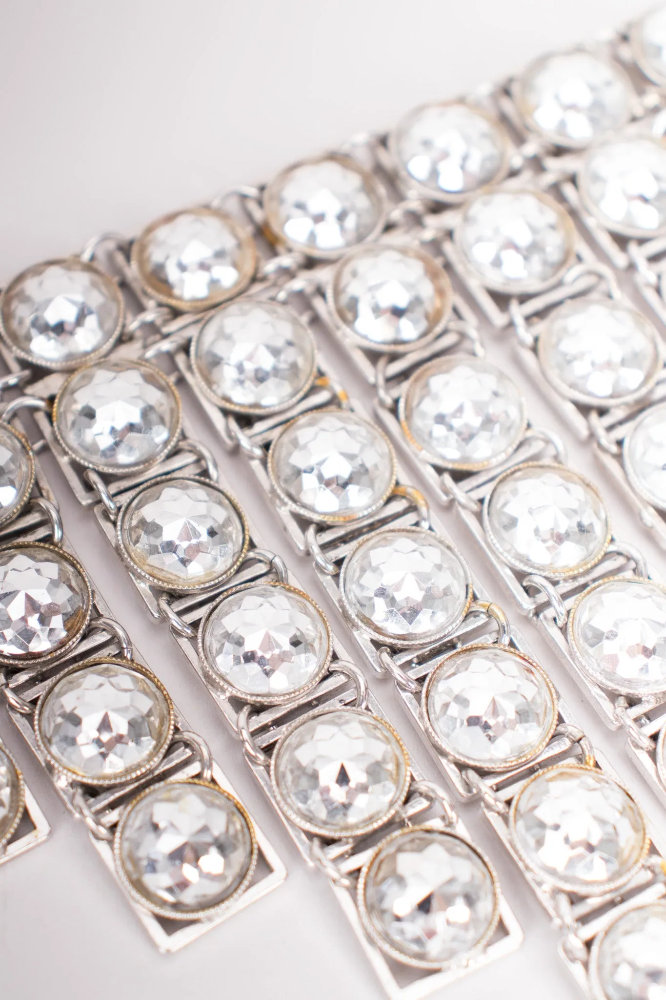 Faceted Silver Step Choker