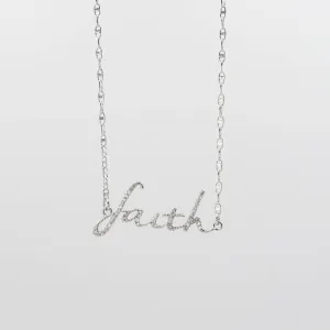 Faith Necklace Silver I-42