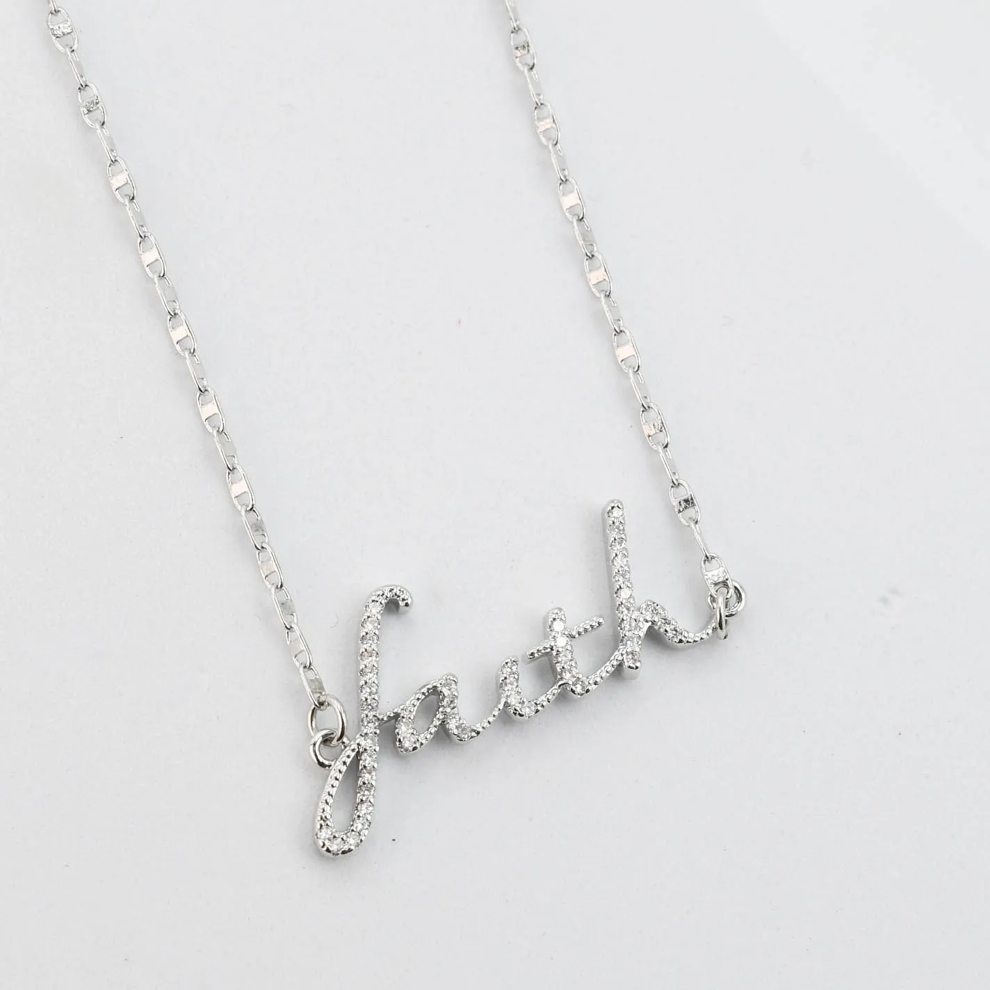 Faith Necklace Silver I-42