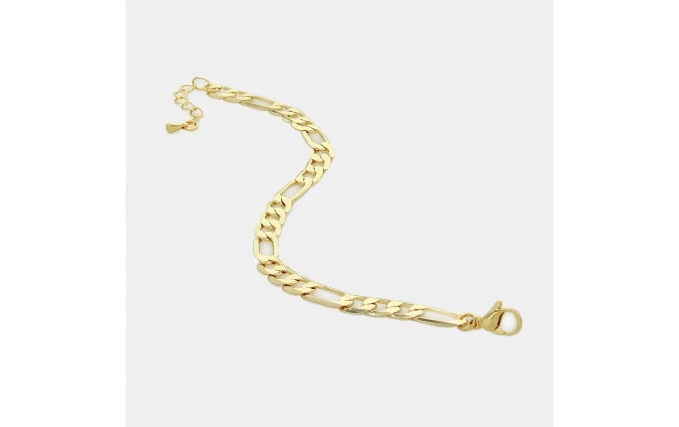 Figaro Chain&nbsp;Bracelet