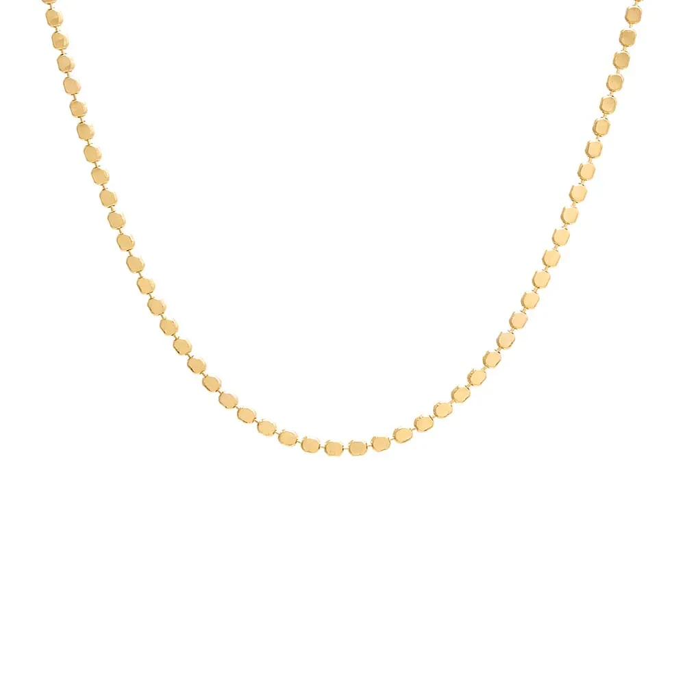 Flat Beaded Necklace