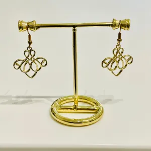 Fleur De Lis Drop Earrings