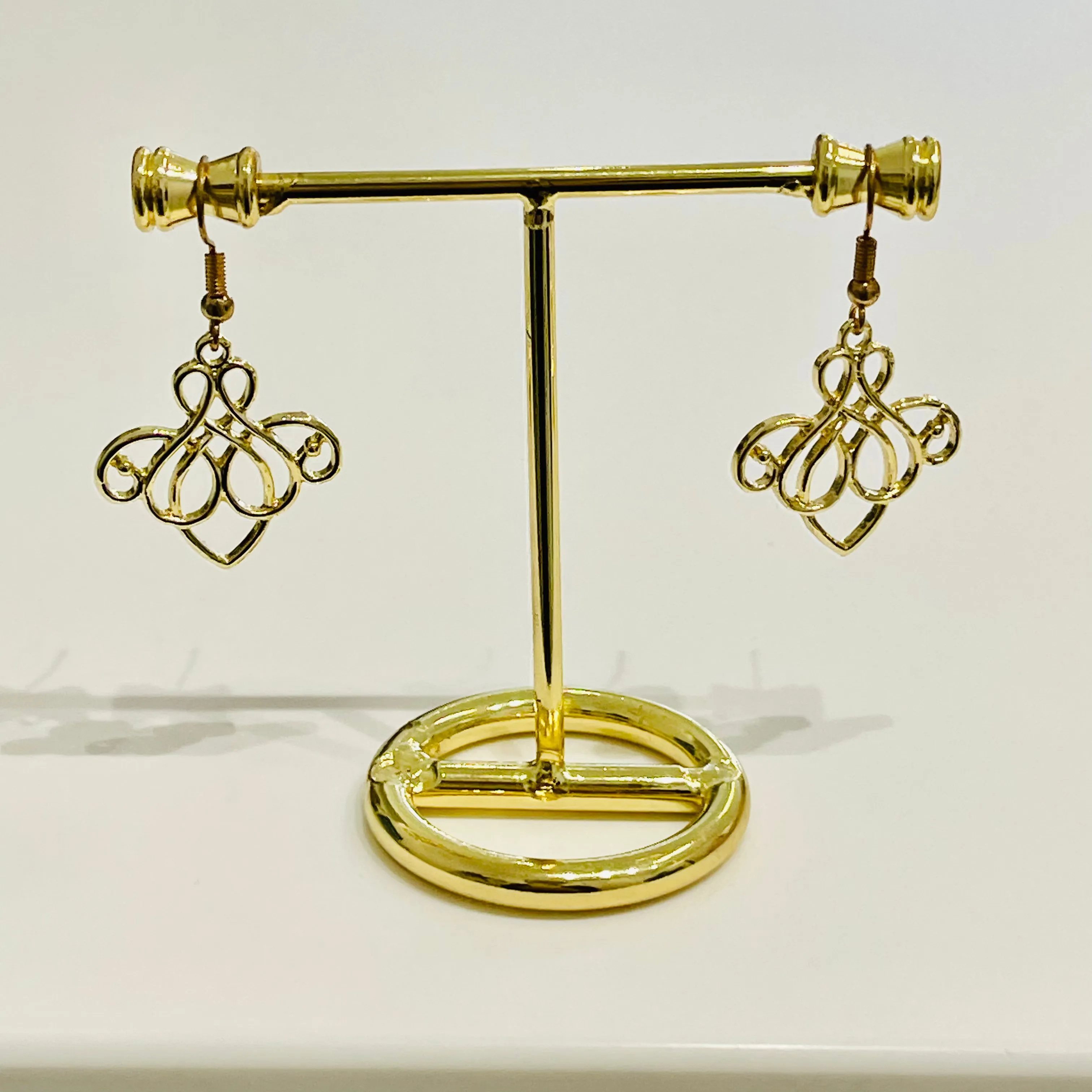 Fleur De Lis Drop Earrings