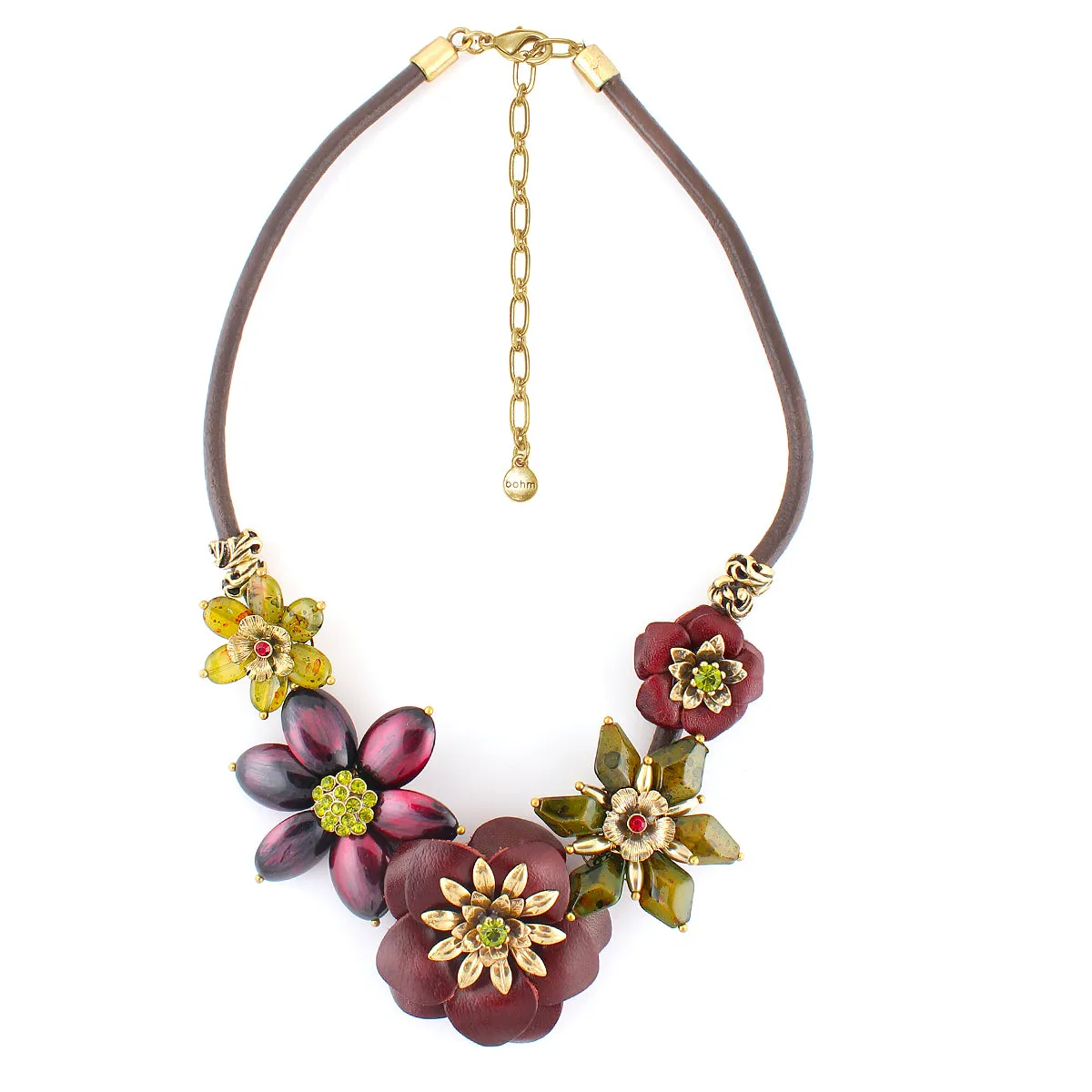 FLOWER  NECKLACE #282RD1101 (6C6)