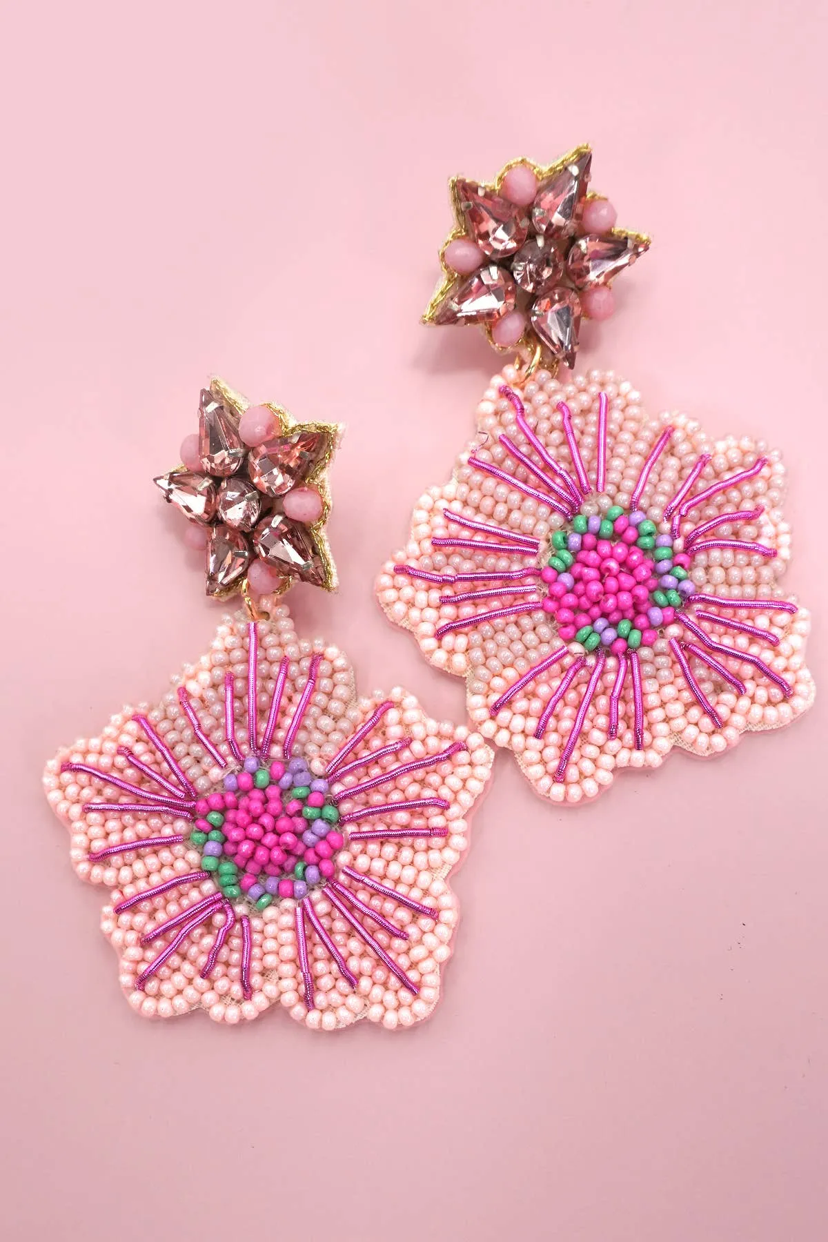 Flower Seed Earrings