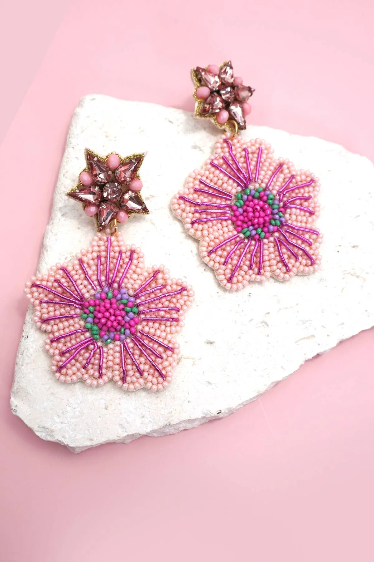 Flower Seed Earrings